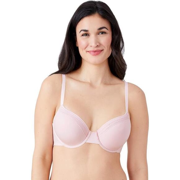 Wacoal Perfect Primer T-Shirt Bra Convertible Underwire Zephyr Pink NWT  34DD - Picture 2 of 9